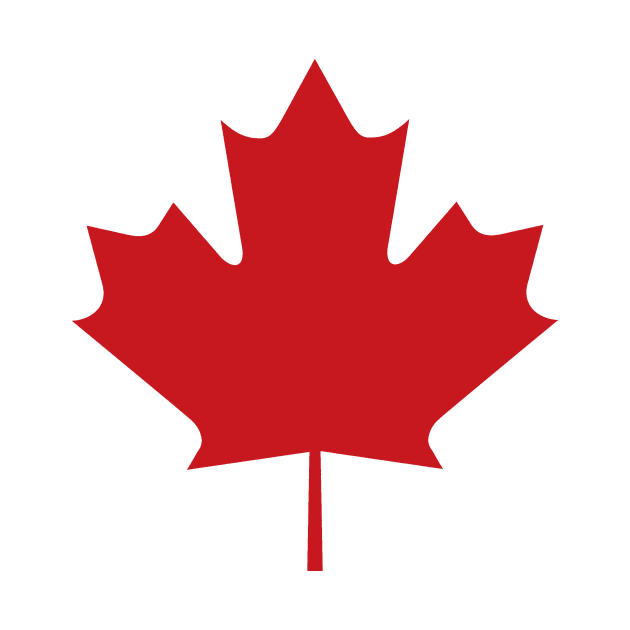 Image: Canada maple leaf (red) by itemful