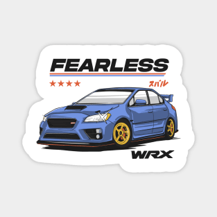 Jdm blue car Magnet