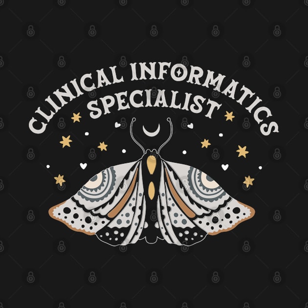 Clinical Informatics Specialist - Boho Butterfly Design by best-vibes-only