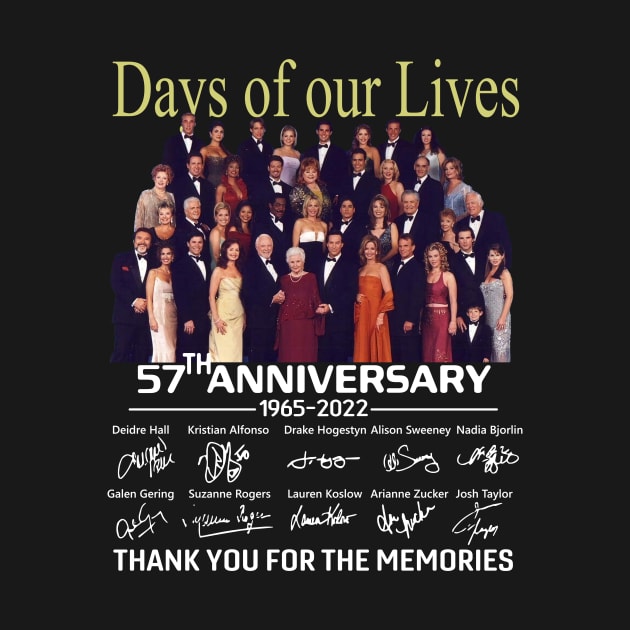 Days Of Our Lives 55Th Anniversary Full Cast Signature by Den Tbd