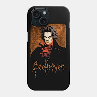 Ludwig Black Beethoven Phone Case