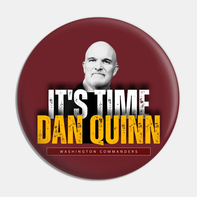 IT'S TIME DAN QUINN WASHINGTON COMMANDERS Pin by Lolane