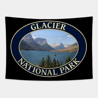 Saint Mary Lake at Glacier National Park in Montana Tapestry