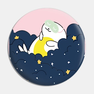 Baby seal sleep in the clouds Pin