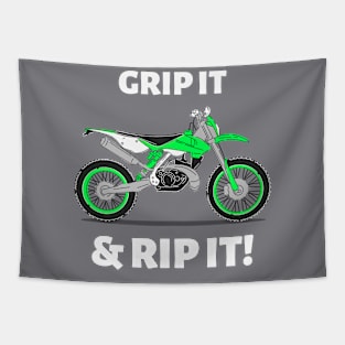 Grip It & Rip It! Motorcycle Tapestry