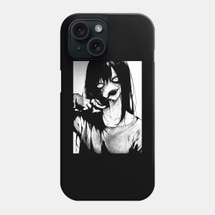 Horror Girl Portrait Phone Case