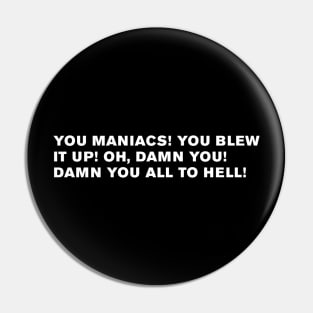 Planet of the Apes Quote Pin