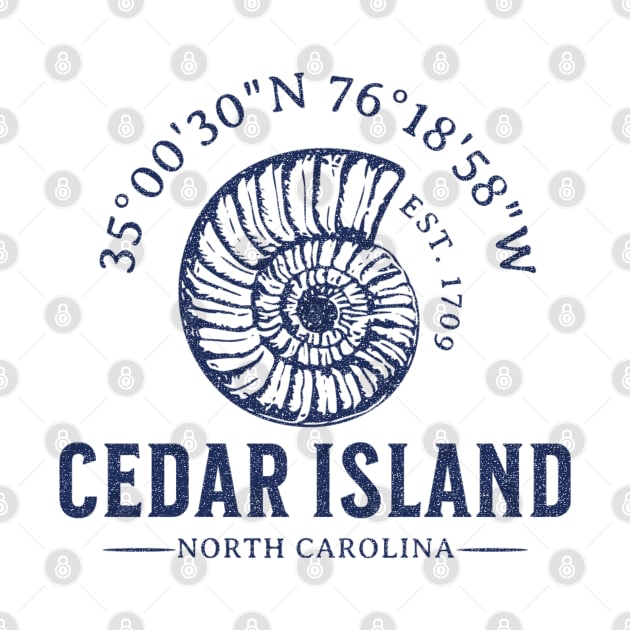 Cedar Island Nautilus Sea Shell Vacation in NC by Contentarama
