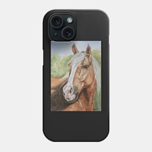 Chestnut and White Horse Phone Case