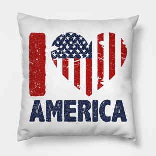 American independence day flag design Pillow