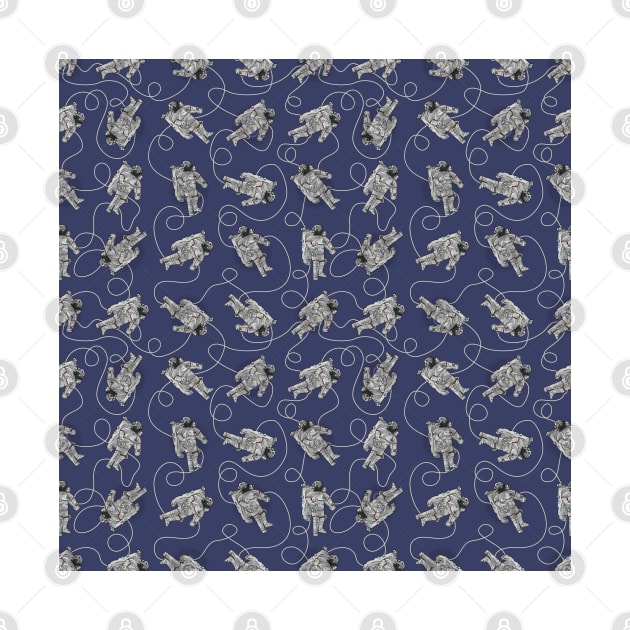 Astronaut Pattern by okpinsArtDesign