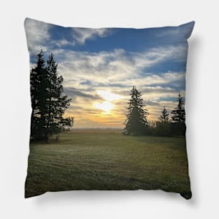 Frosty Sunrise Pillow