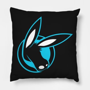 Neon MOULE Head Logo Icon Pillow