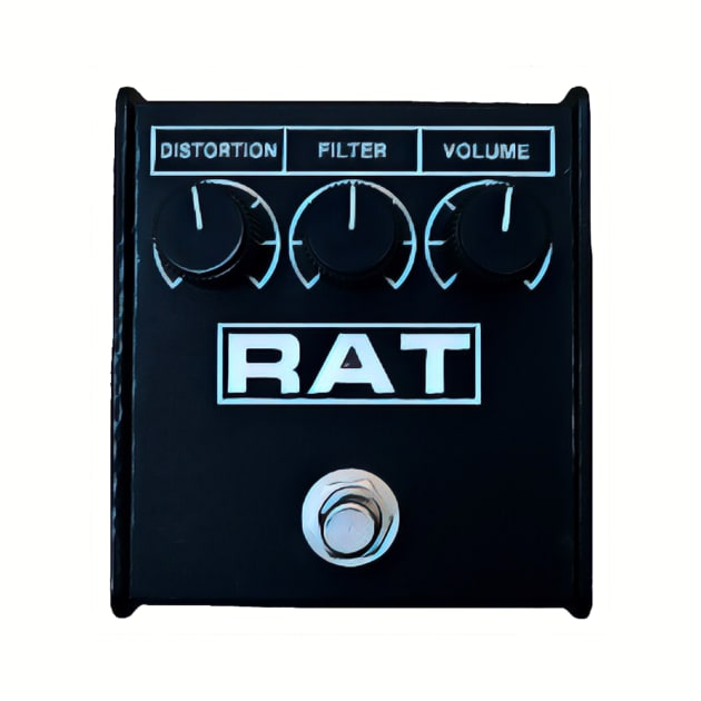 Rat Distortion Pedal by Snappy Larry