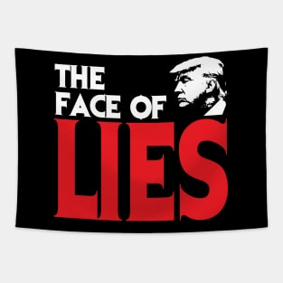 The Face Of Lies Tapestry