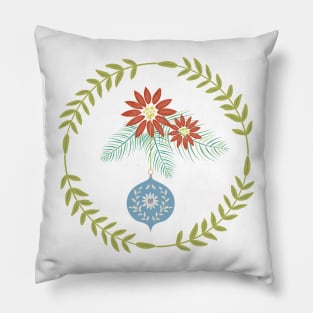 Retro Floral Ornament Pillow