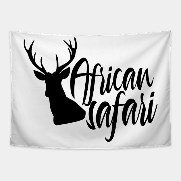 Wild Animal Safaris African Trip Safari Tour Tapestry by dr3shirts