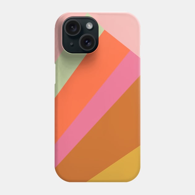 Abstract Geometric Rainbow Mountain Phone Case by ApricotBirch