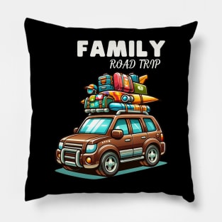 FAMILY ROAD TRIP Pillow