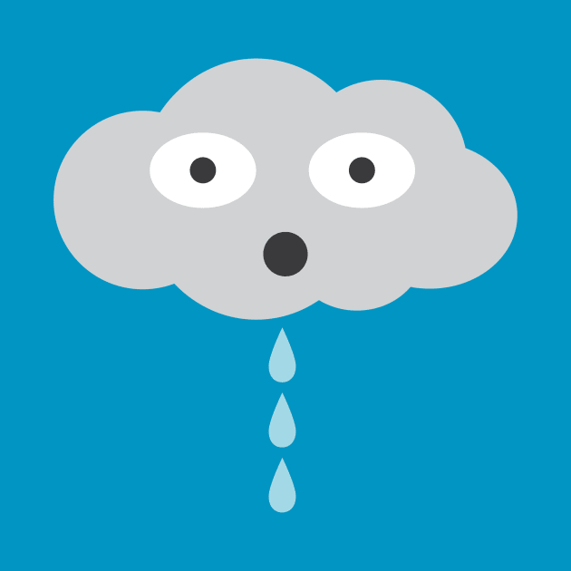 Surprised Rain Cloud by AlisonDennis