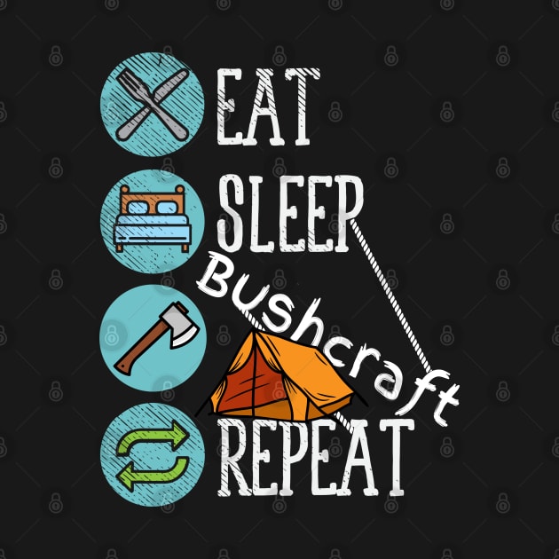 Eat Sleep Bushcraft Repeat by maxdax