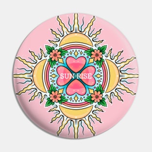 sun rise mandala Pin