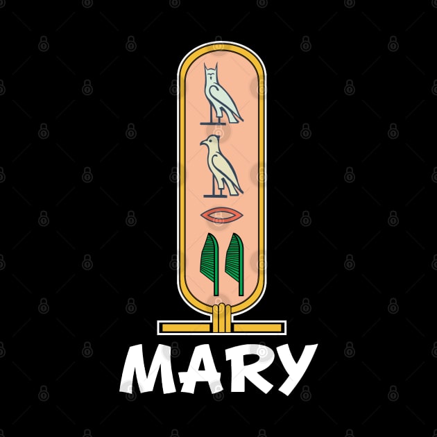 MARY-American names in hieroglyphic letters,  a Khartouch by egygraphics