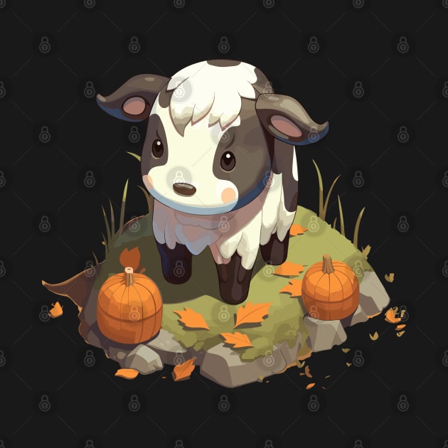 The Cutest Cute Chubby Chibi Isometric Cow by DanielLiamGill