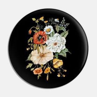 Wildflowers Bouquet Pin