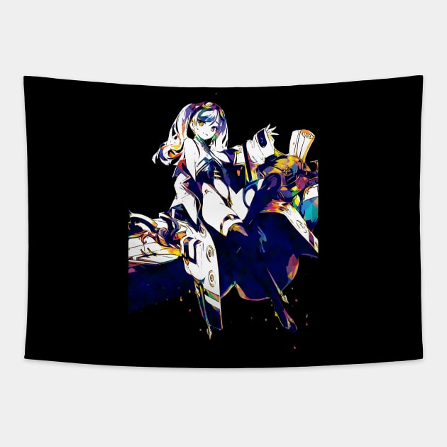 Azur Lane - Leonardo da vinci Pop Art Tapestry by DIY Kulon Progo 