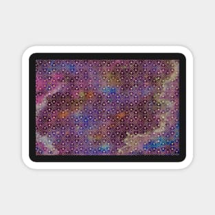 Geometric Shapes Galaxy Pattern Magnet