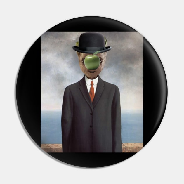 Rene Magritte Son Of Man Pin by naesha stores