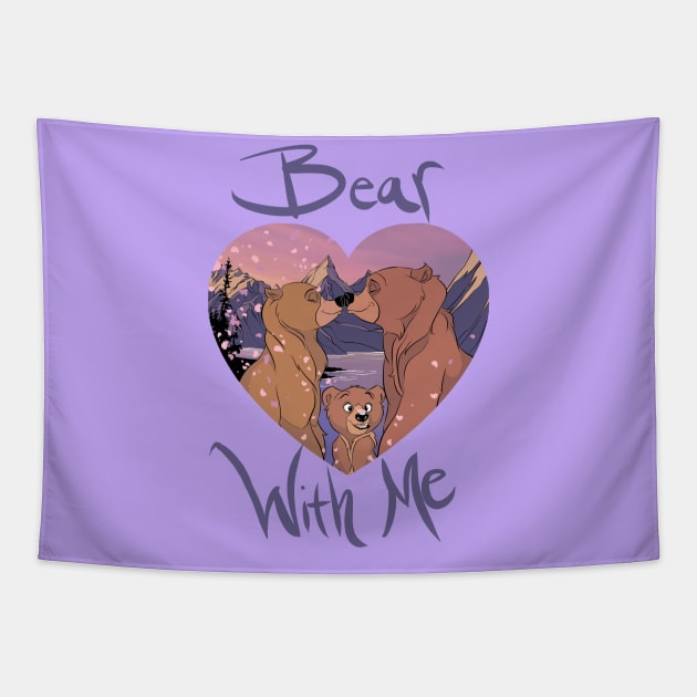 Brother Bear with Me Tapestry by Drea D. Illustrations