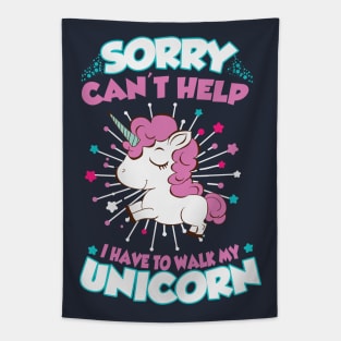 I have to walk my unicorn Tapestry