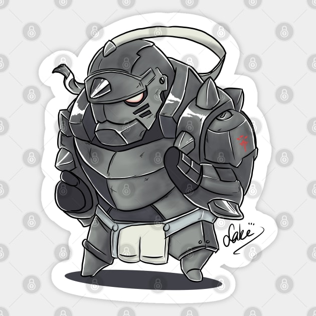 Fullmetal Alchemist Alphonse Elric Sticker in 2023