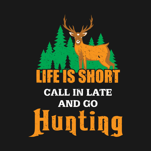 Funny Hunting, Deer Hunting Outdoor Gift, Country Gift design by Blue Zebra