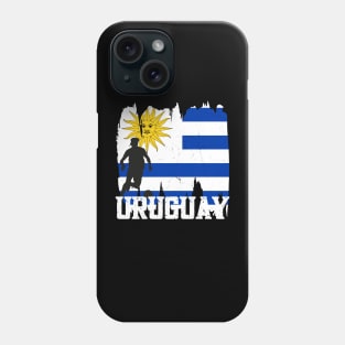 Uruguay Flag Soccer Football Team 2022 Phone Case