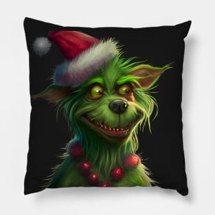 Grinch Dog Pillow