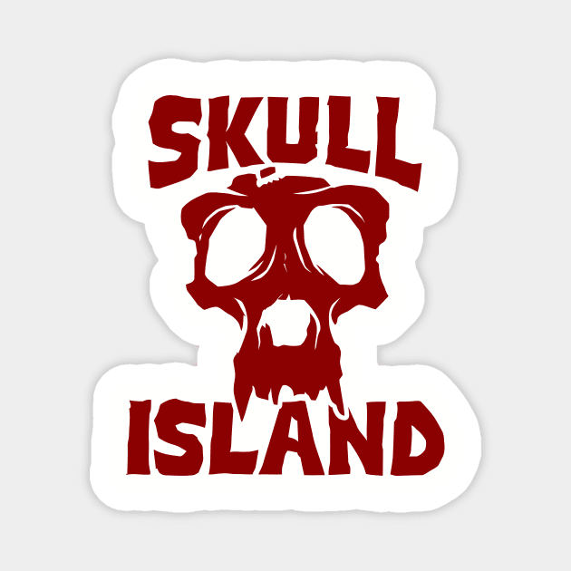 Skull Island Magnet by Vault Emporium