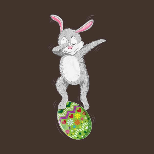 Dabbing Easter Bunny by diardo