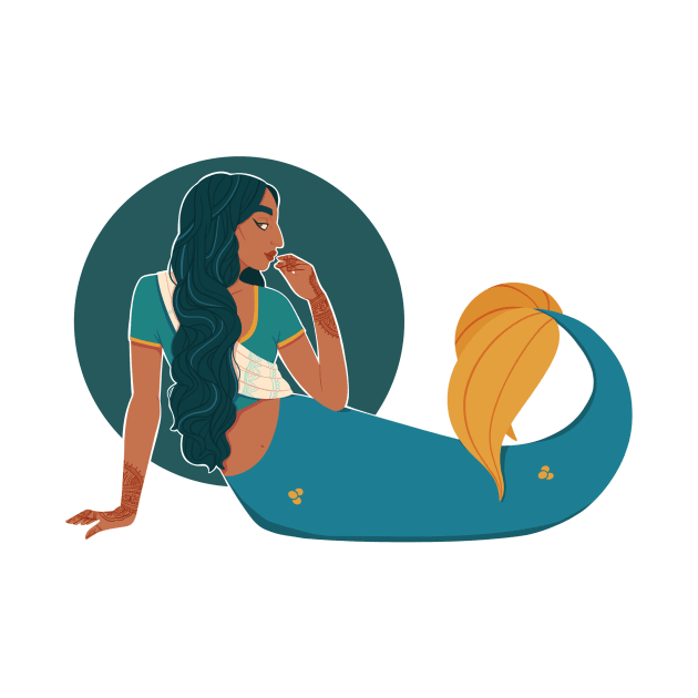 Indian Mermaid by Twkirky