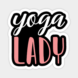 yoga lady - yoga girl Magnet