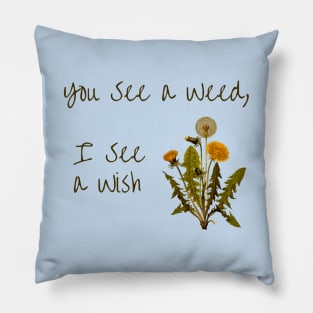 I See A Wish, Dandelion, Gardening, Inspiration, Wish Pillow