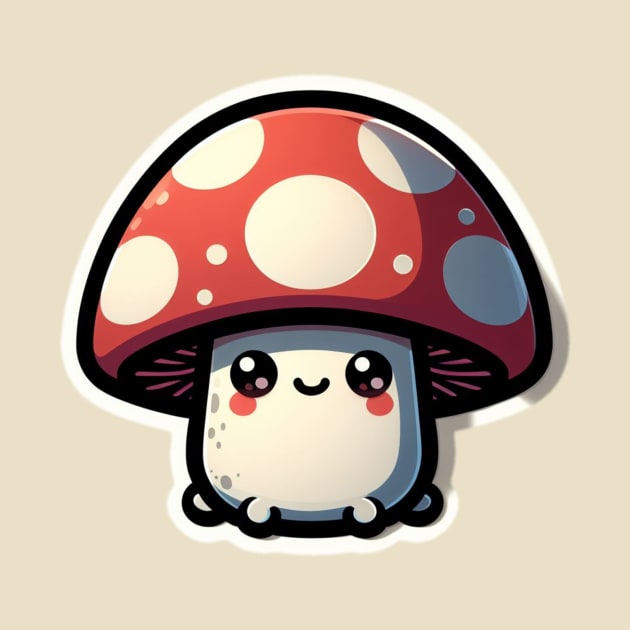 mushrooms sticker by GlowInSnow
