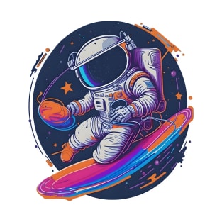 Retro Vibes Astronaut T-Shirt