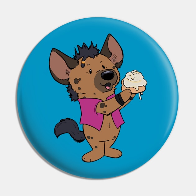 Synonym Gnoll Cinnamon Roll Pin by DnDoggos