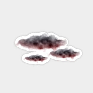 Watercolor Clouds Magnet