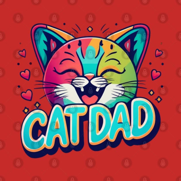 Cat Dad by INLE Designs