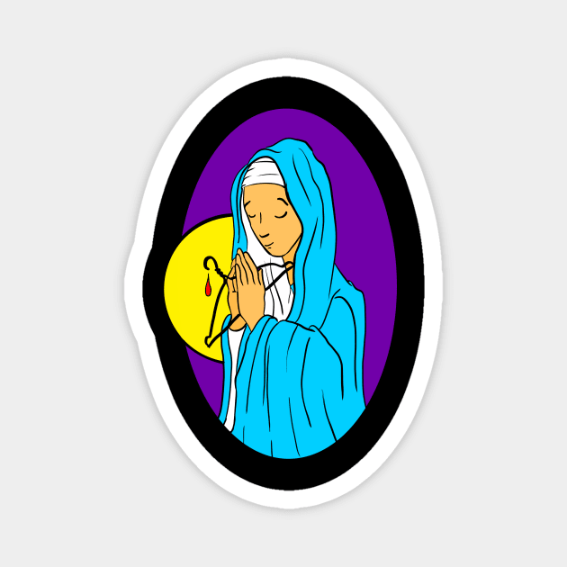 Virgin Mary Magnet by LarsBeelzebub