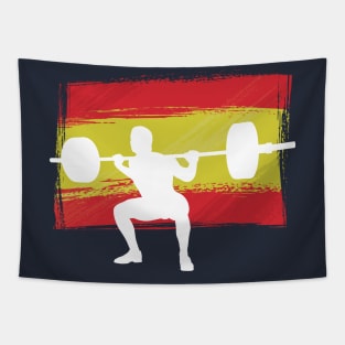 Spanish Squats - Powerlifting Tapestry